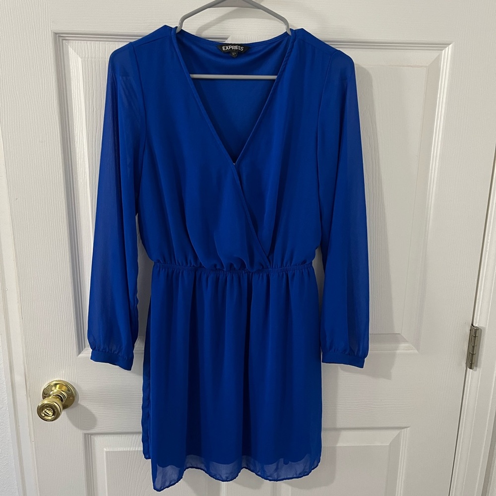 Express Blue Party Dress
